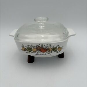 Corningware A-1-B 1qt "Spice of Life Bakeware Casserole Baking Dish w/Lid